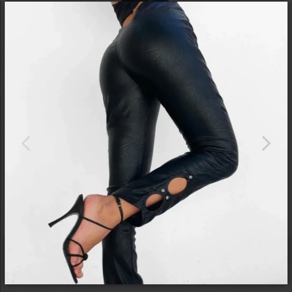 I.A.M.GIA Cirdan Faux Leather Pants - Picture 3 of 10